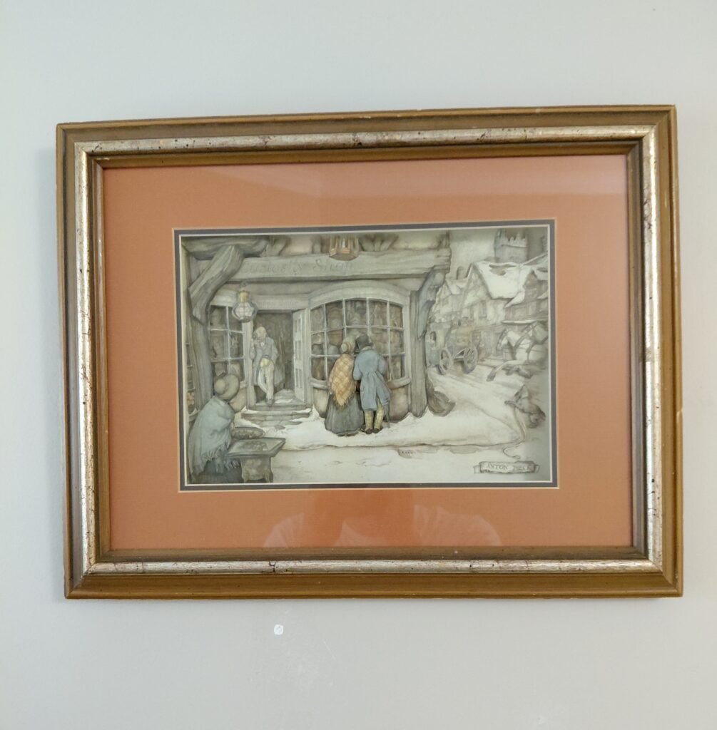 Anton Pieck Shadowbox Framed Art