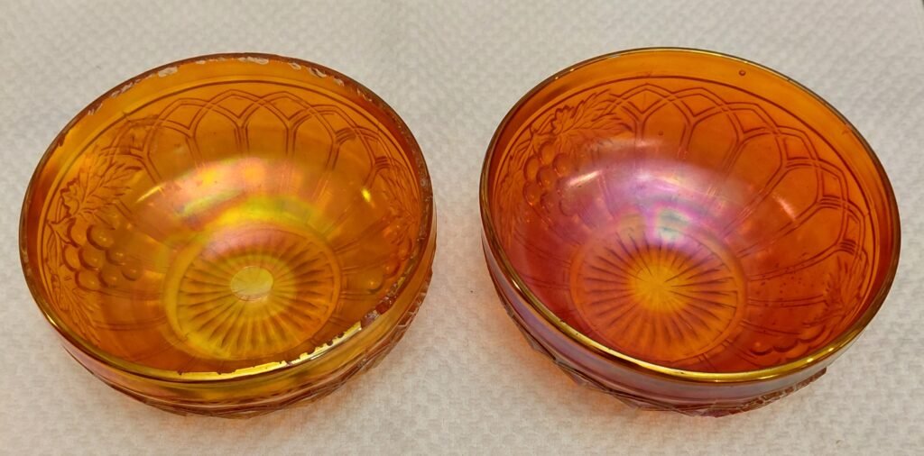 Vintage Carnival Bowls - Set of Two