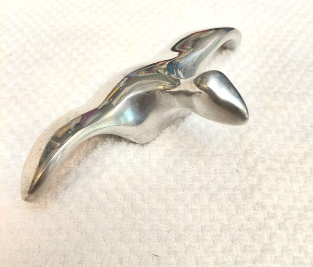 Hoselton Aluminum Sculpture Flying Goose