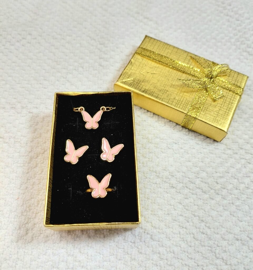 Butterfly 4pc Jewelry Set