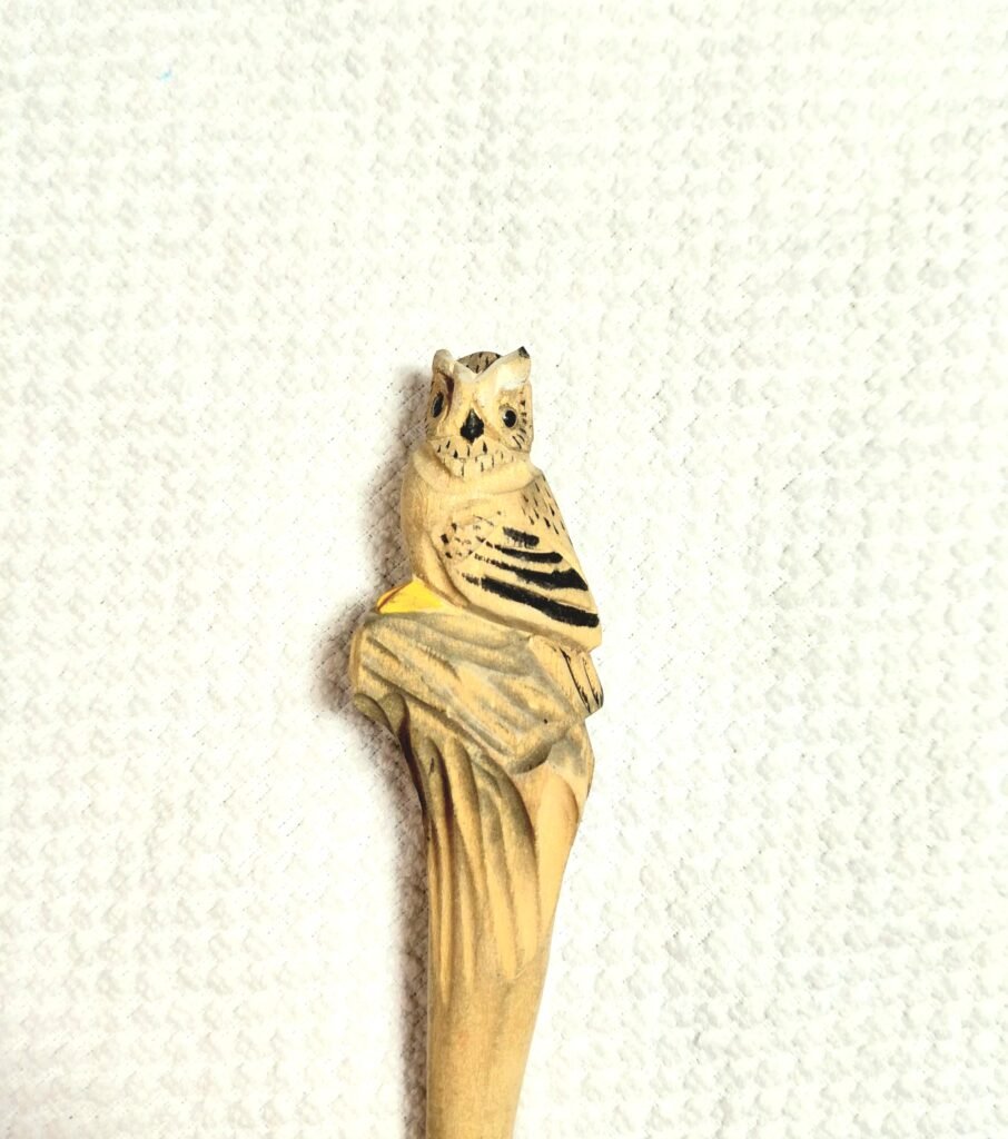 Wooden Owl Ball Point Pen