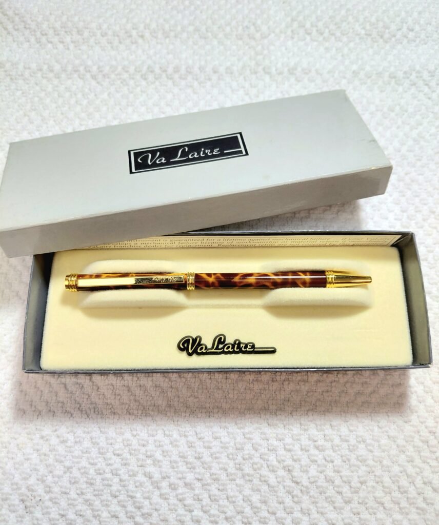 Marbled Cappucino Va Laire Ball Point Pen with Box