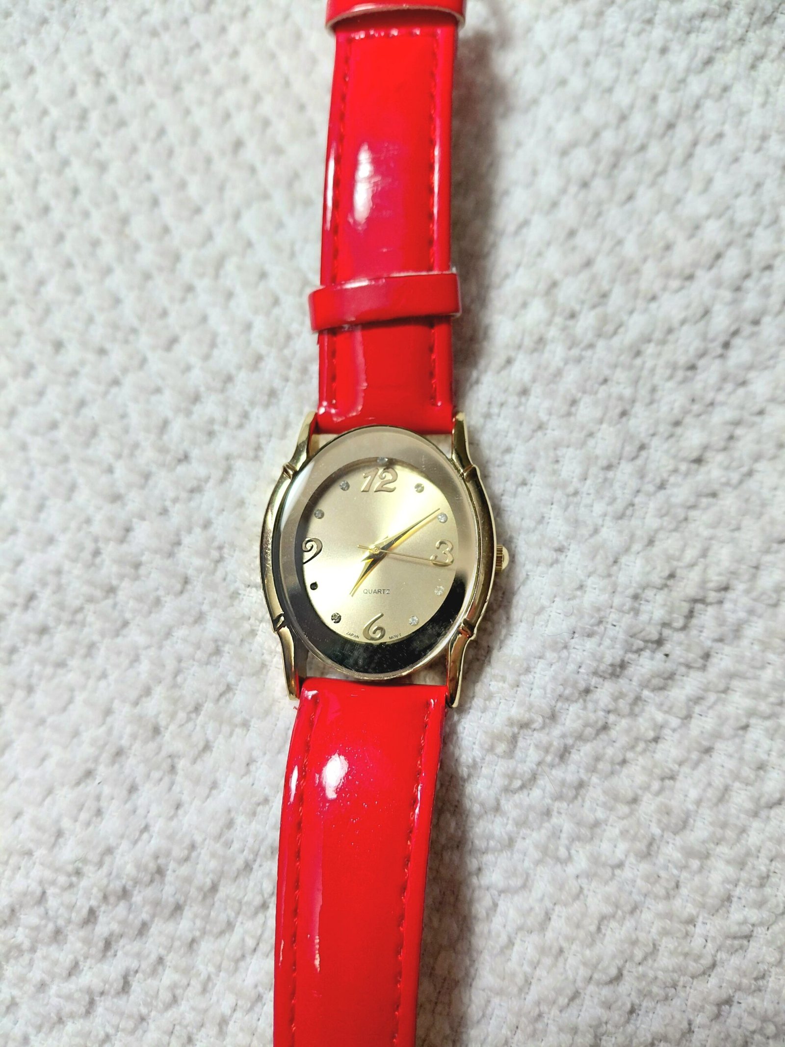 Red Banded Ladies Watch