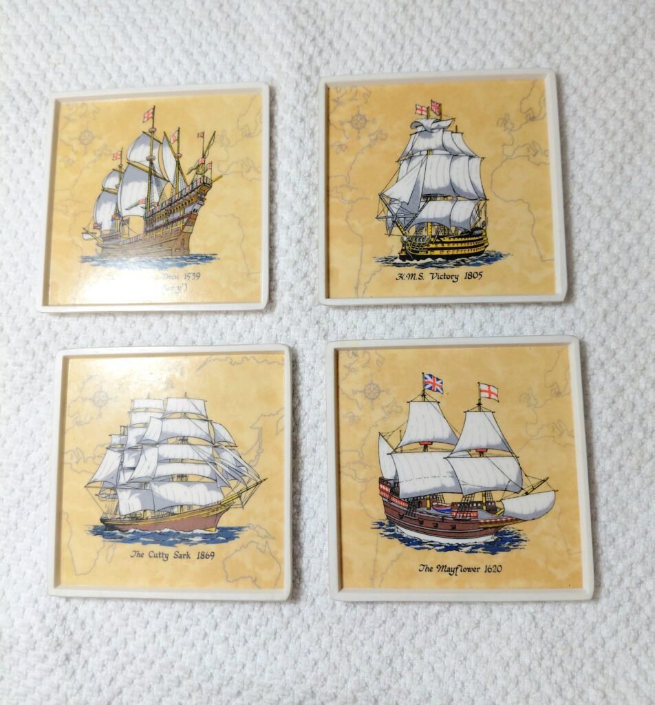 Ship Coaster Set