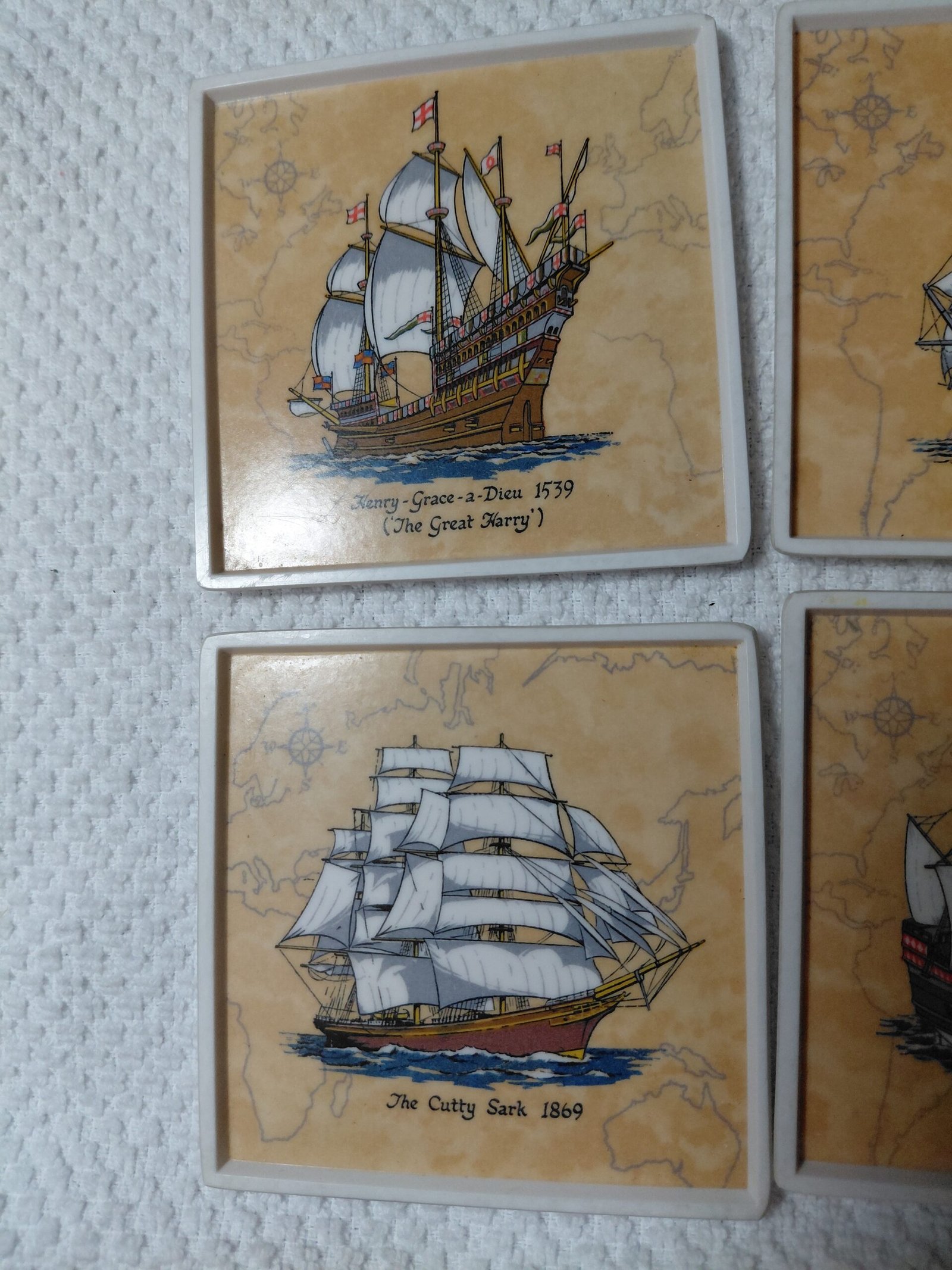 Ship Coaster Set - Image 4