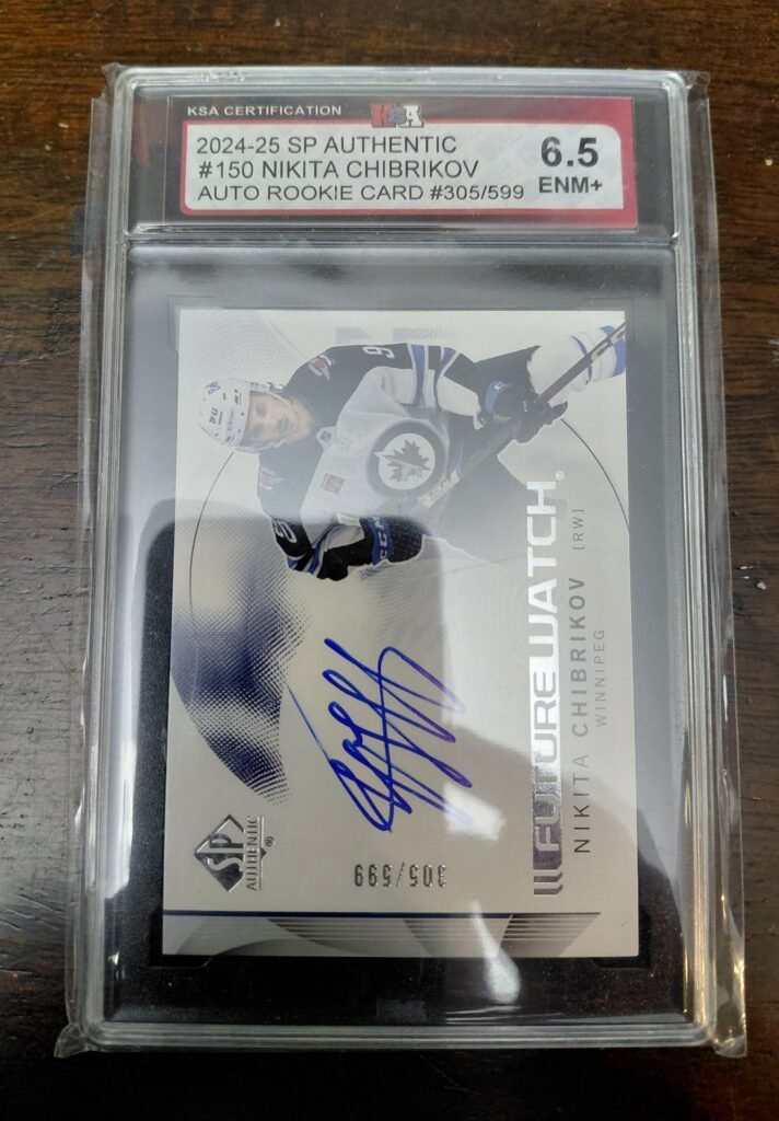 Nikita Chibrikov Graded Autographed Ltd Edition Card