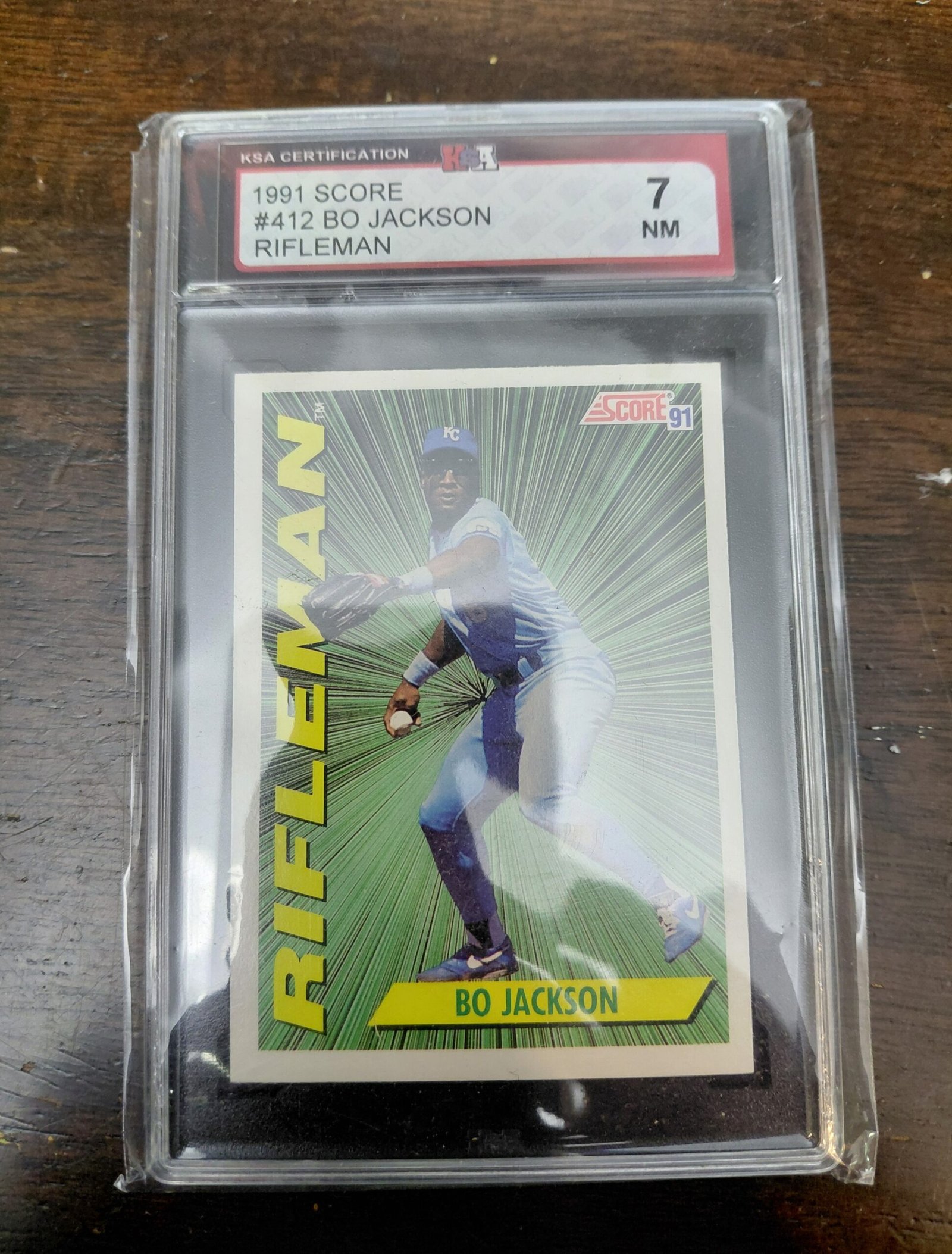Bo Jackson Rifleman MLB Graded Card