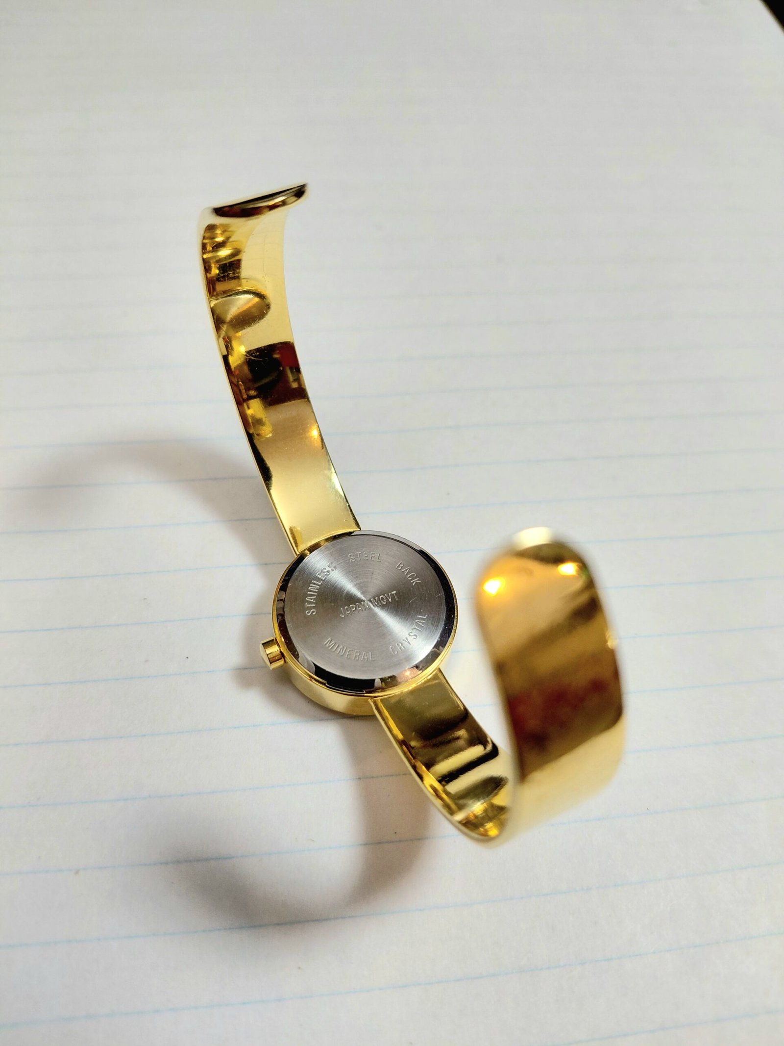 Xanadu Elegant Women's Gold-Tone Wristwatch with Patterned Bracelet - Image 2