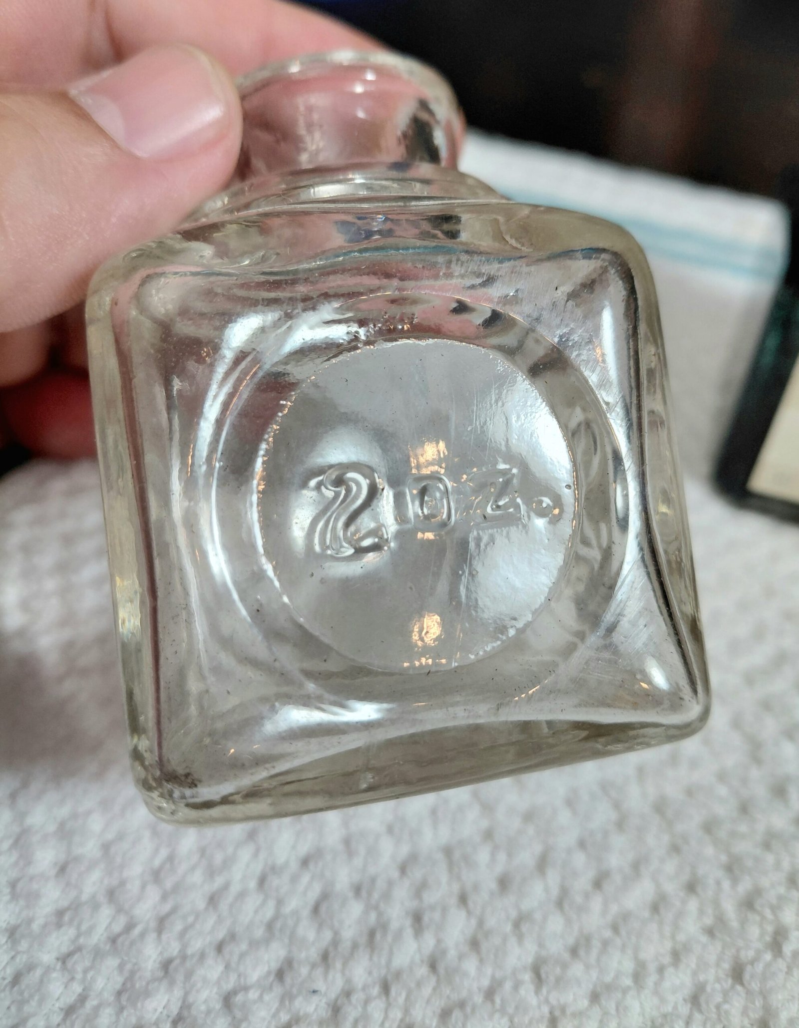 Vintage Glass Ink Bottle Collection – Lot of 7 - Image 5