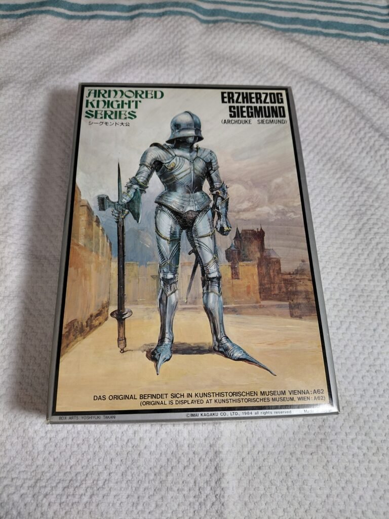 Vintage IMAI IMEX 1/12 Scale Armored Knight Series Archduke Siegmund Model Kit
