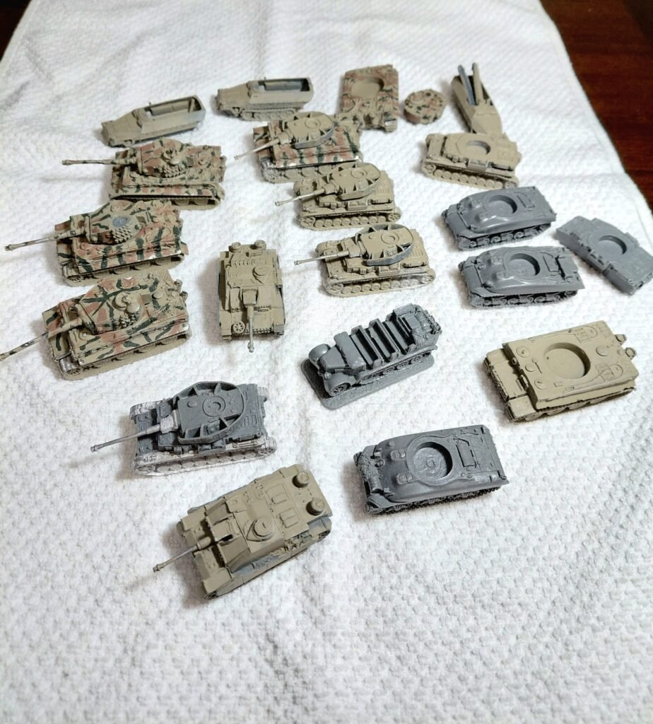 Military Tank Models Collection - Miniature Armor Job Lot