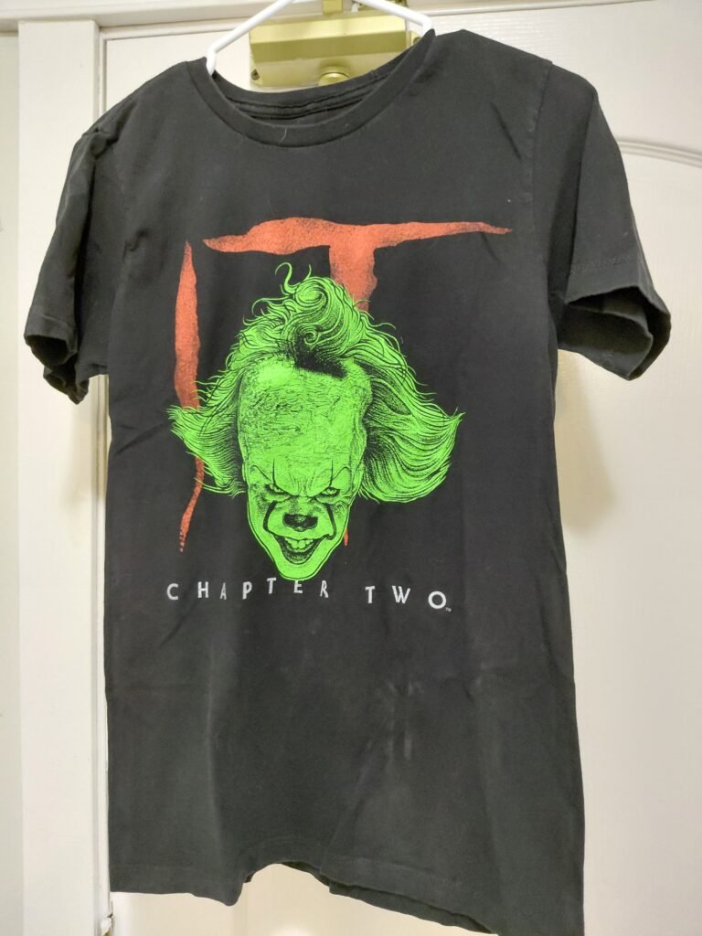 IT Chapter Two Green Pennywise Horror T-Shirt Size Small